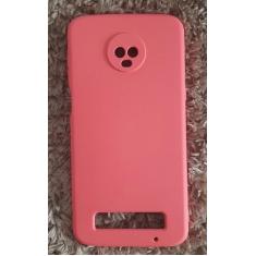 Capa Capinha Case Motorola Moto Z3 Play Silicone Aveludada Protege Câm