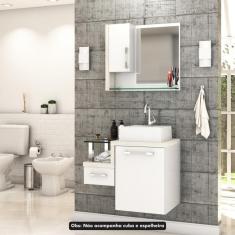 Gabinete Armario Para Banheiro Legno 630 (somente Balcao) Branco Chess C-snow