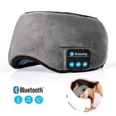 Máscara De Dormir Tapa Olho Com Fone De Ouvido Bluetooth Sono Confortá