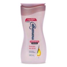 Sabonete Liquido Monange Extrato De Oliva 240Ml, Extrato de Oliva, 1, 