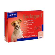 Endogard Vermifugo Para Caes 10Kg C 6 Comprimidos  Virbac