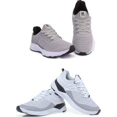 Tênis Feminino Esportivo Caminhada Academia Corrida Kit