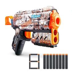 Lançador Skins Flux Sonic X Shot Com 8 Dardos Candide 3460