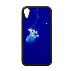 Capa para iPhone XR com imagem da natureza de água-viva do oceano para proteção de telefone Apple