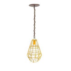 Luminaria de Ferro Pendente Artesanal Aramado Industrial Para Quarto