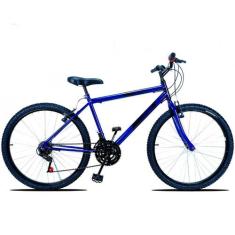 Bicicleta Aro 26 Masculina Forss Spike 18 Marchas Azul, Azul