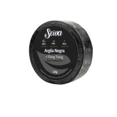 Sabonete Vegano Argila Negra E Ylang - Rejuvenescedor 120G - Seiva
