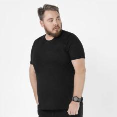 Camiseta Masculina Básica Plus Size - FORE, Preto, G1