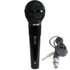 MICROFONE DINÂMICO PRETO BRILHANTE MC200 - LESON