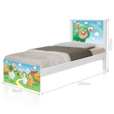 Cama Solteiro Barcelona Fazendinha - CasaH