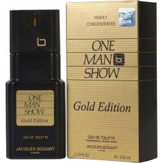 Perfume Masculino One Man Show Gold Jacques Bogart Eau De Toilette Spray 100 Ml