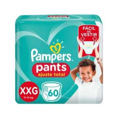 Fralda Pampers Pants Ajuste Total XXG 60 Unidades 