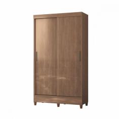 Guarda Roupa Solteiro Com Pés 2 Portas Correr Jequitiba New Jequitiba