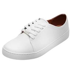 Tênis Casual Vizzano Camurça Flex Feminino, Branco, 37