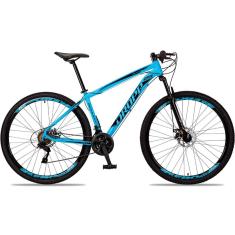 Bicicleta Aro 29 Dropp Aluminum 24 Vel Câmbio Traseiro Shimano Freio a Disco Bike MTB Alumínio-Unissex