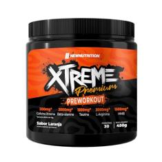 NEWNUTRITION, Pré Treino Xtreme Premium 450g Sabor Laranja