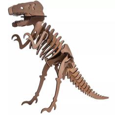 Quebra-Cabeça Mdf 3D Dinossauro Tiranossauro Rex Pasiani