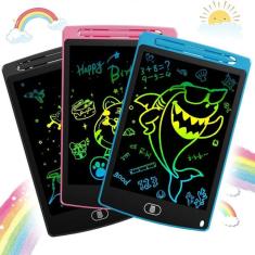 Lousa Mágica Preto Infantil 12 Polegadas LCD Digital Tablet para Desenhar Escrever Quadro Interativo Colorido