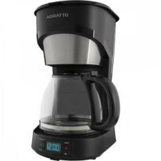 Cafeteira Programável Agratto Aroma Preta 220v, 220V