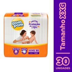 Fralda Pom Pom Derma Protek Mega xxg com 30un