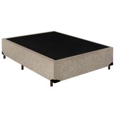 Cama Box Casal Suede SerenePrime Bege 138x188x40