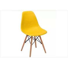 Cadeira Eiffel Charles Eames ABS Base de Madeira Dsw