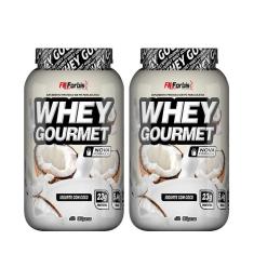 Kit 2X Whey Protein Gourmet 907g Pote - FN Forbis Nutrition-Unissex