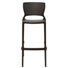 Banqueta Tramontina Bar Marrom Em Polipropileno e Fibra