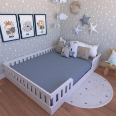 Cama Montessoriana Casal Cori Yescasa Branco
