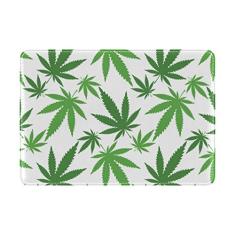 My Daily Marijuana Leaf of Cannabis capa protetora de couro para passaporte