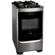 Fogão 4 Bocas Consul CFO4VAR Mesa de Vidro Acendimento Automático Bivolt Inox