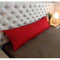 Travesseiro de Corpo com Fronha - Heinen Enxovais, Vermelho
