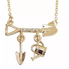 Colar Cordão Gargantilha Jardinagem Folheado