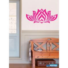 Adesivo Decorativo de Parede Floral Aberto Sala Quarto Cozinha