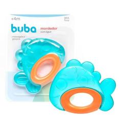 Mordedor Com Água Massageador De Gengiva Peixe Azul 16268 Buba