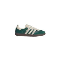 adidas Originals Tênis masculino Samba OG, Verde universitário/branco creme/goma, 35