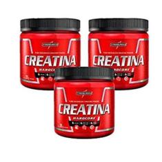 Kit 3x Creatina monohidratada 300g Integralmedica-Unissex