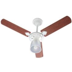 Ventilador Marbela Branco 110V 3 Pás Verniz
