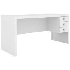 Mesa para Computador 3 Gavetas ME4113 Tecnomobili, Branco