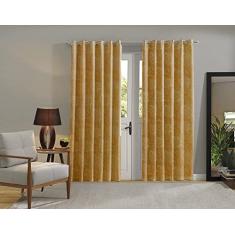 Cortina Jacquard para sala/quarto 4 x 2,5 m | Admirare