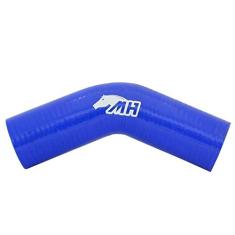 Mangote em Silicone Curva 45º graus 2" polegadas (51mm) x 125mm - Azul