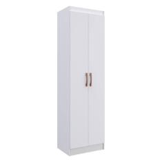 Guarda-roupas Solteiro 2 Portas Multimóveis Cr35217 Branco Branco