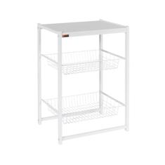 Fruteira 1 Prateleira e 2 Cestos Max Ciplafe Branco