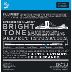 Encordoamento D'addario 011 Guitarra EXL115B + Corda Extra - Daddario