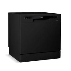 Lava Louças 8 Serviços Preta Midea, 220V, Preta