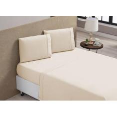 Jogo de Lençol Casal 4 Peças 800 Fios Algodão Egípcio Premium Elegante