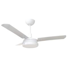 Ventilador Led Breeze Branco 110V 3 Pás Brancas