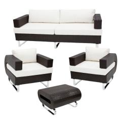Conjunto De Sofá Completo Modelo Begônia Preto