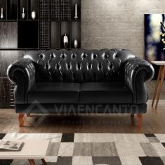 Namoradeira Chest 2 Lugares Elisabeth Courano Preto