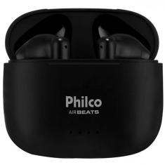 Fone De Ouvido Philco PFI200P Air Beats Bluetooth V5.3 IPX4 Preto